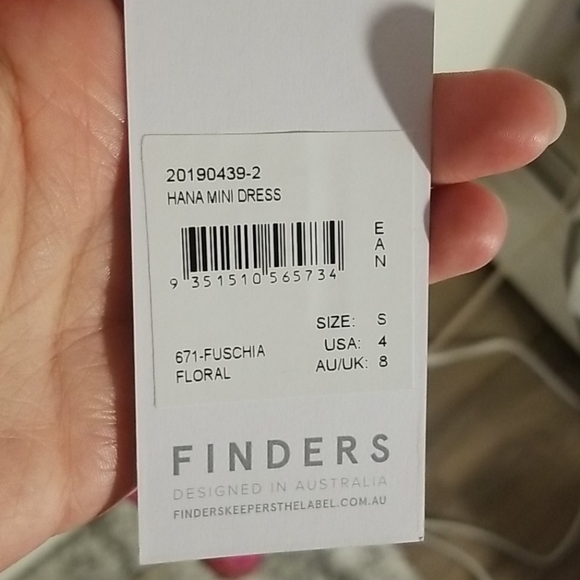 Finders Keepers Hana Floral Mini Dress Size S - Picture 8 of 10